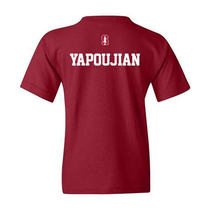 Stanford - NCAA Wrestling : Lain Yapoujian - Classic Shersey Youth T-Shirt-1