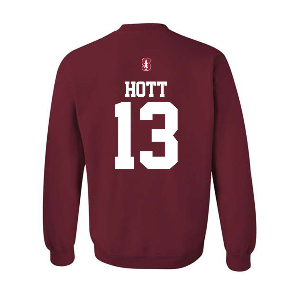 Stanford - NCAA Baseball : Ethan Hott - Classic Shersey Crewneck Sweatshirt-1