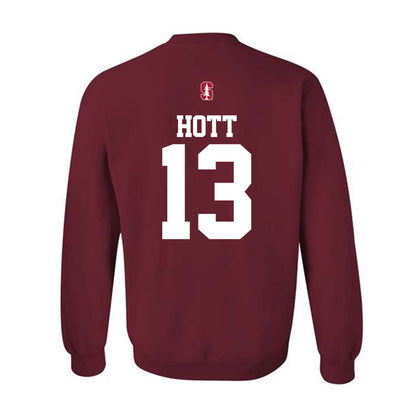 Stanford - NCAA Baseball : Ethan Hott - Classic Shersey Crewneck Sweatshirt-1