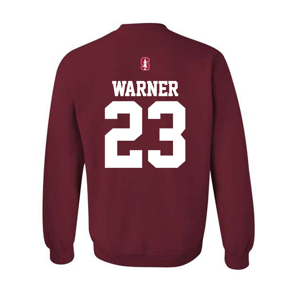 Stanford - NCAA Baseball : Parker Warner - Classic Shersey Crewneck Sweatshirt-1