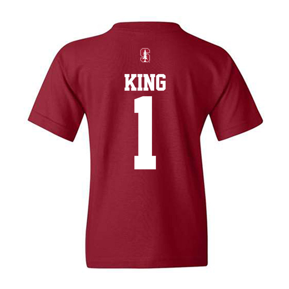 Stanford - NCAA Women's Water Polo : Jackie King - Classic Shersey Youth T-Shirt-1
