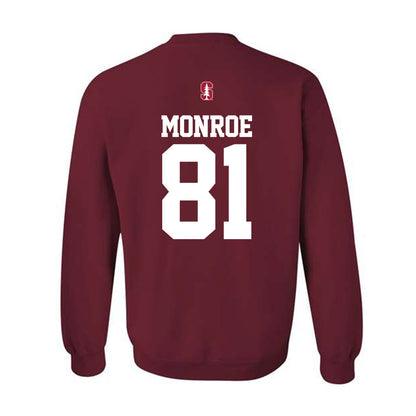 Stanford - NCAA Football : Marcus Monroe - Classic Shersey Crewneck Sweatshirt-1