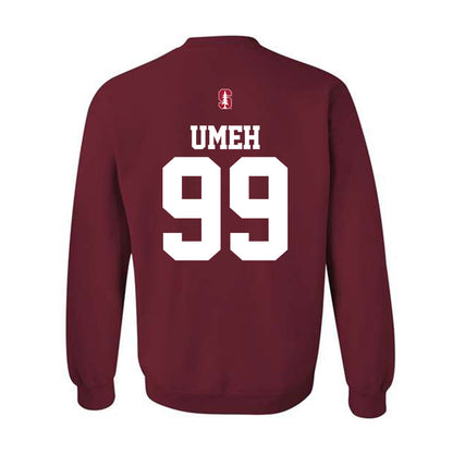 Stanford - NCAA Football : Benedict Umeh - Classic Shersey Crewneck Sweatshirt-1