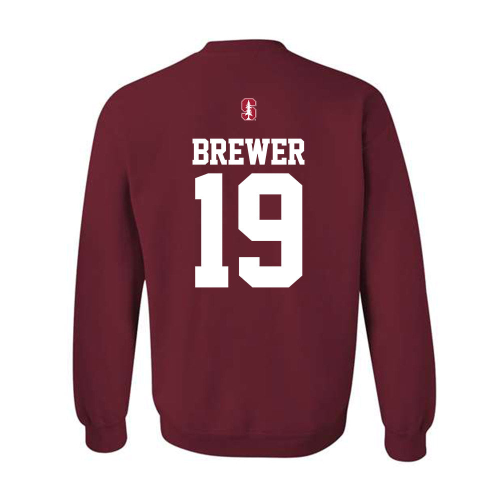 Stanford - NCAA Softball : Anna Brewer - Classic Shersey Crewneck Sweatshirt-1