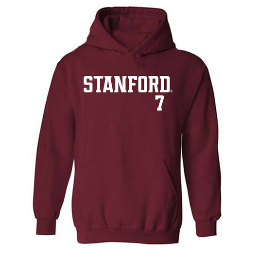 Stanford - NCAA Baseball : Philip Cheong - Classic Shersey Hooded Sweatshirt-0