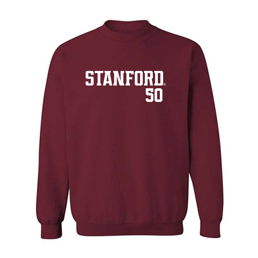 Stanford - NCAA Baseball : David Wiser - Classic Shersey Crewneck Sweatshirt-0