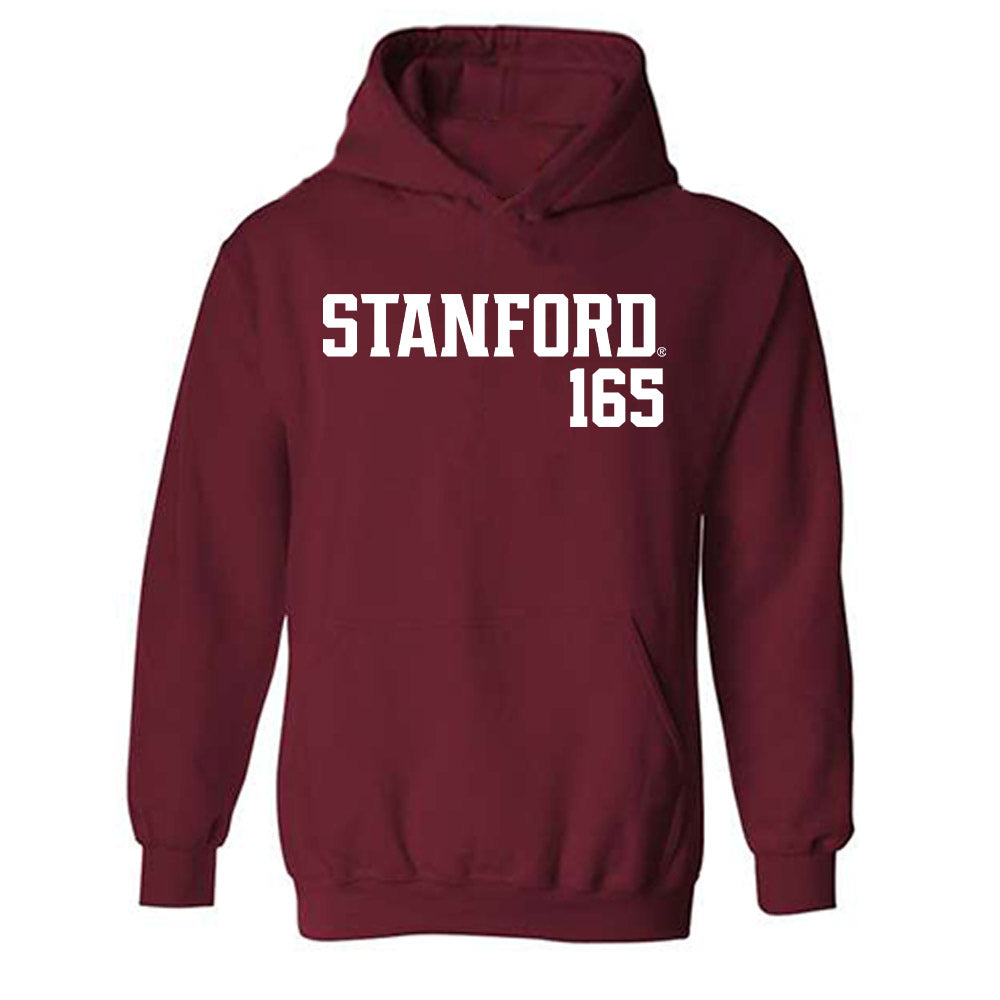 Stanford - NCAA Wrestling : Hunter Garvin - Classic Shersey Hooded Sweatshirt-0