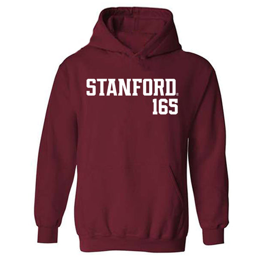 Stanford - NCAA Wrestling : Hunter Garvin - Classic Shersey Hooded Sweatshirt-0