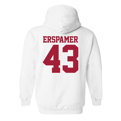 Stanford - NCAA Baseball : Mike Erspamer - Classic Shersey Hooded Sweatshirt-1