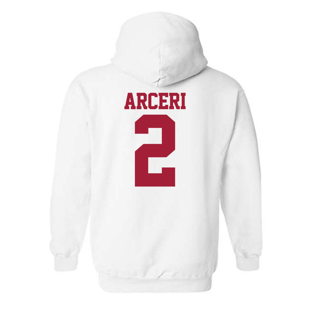 Stanford - NCAA Women's Lacrosse : Ava Arceri - Classic Shersey Hooded Sweatshirt-1