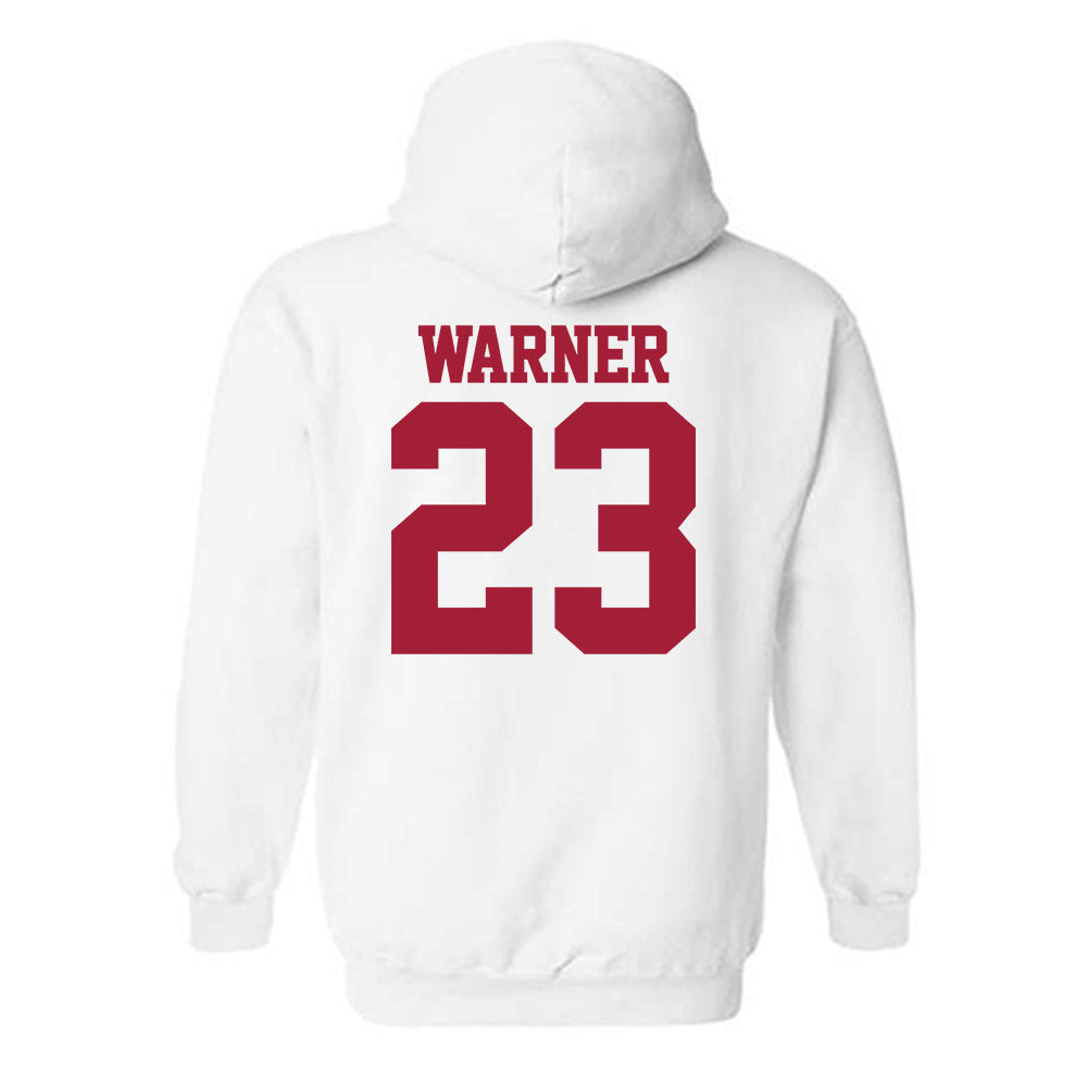 Stanford - NCAA Baseball : Parker Warner - Classic Shersey Hooded Sweatshirt-1