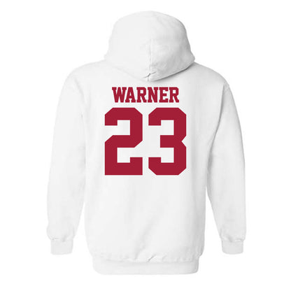 Stanford - NCAA Baseball : Parker Warner - Classic Shersey Hooded Sweatshirt-1