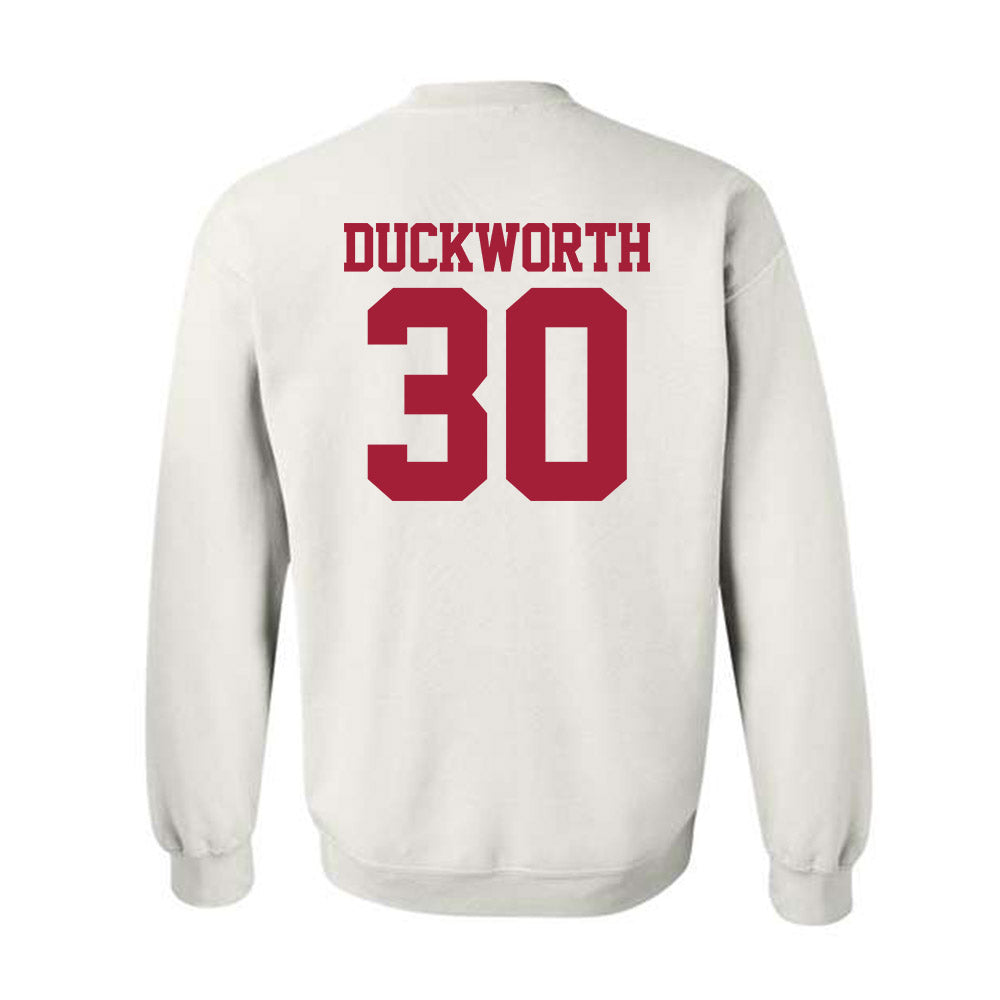 Stanford - NCAA Football : Jack Duckworth - Classic Shersey Crewneck Sweatshirt-1