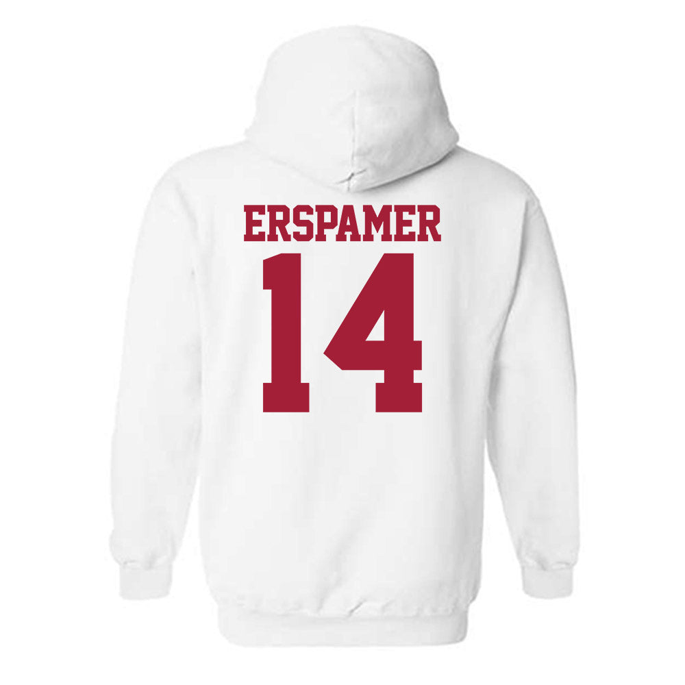 Stanford - NCAA Baseball : Mike Erspamer - Classic Shersey Hooded Sweatshirt-1