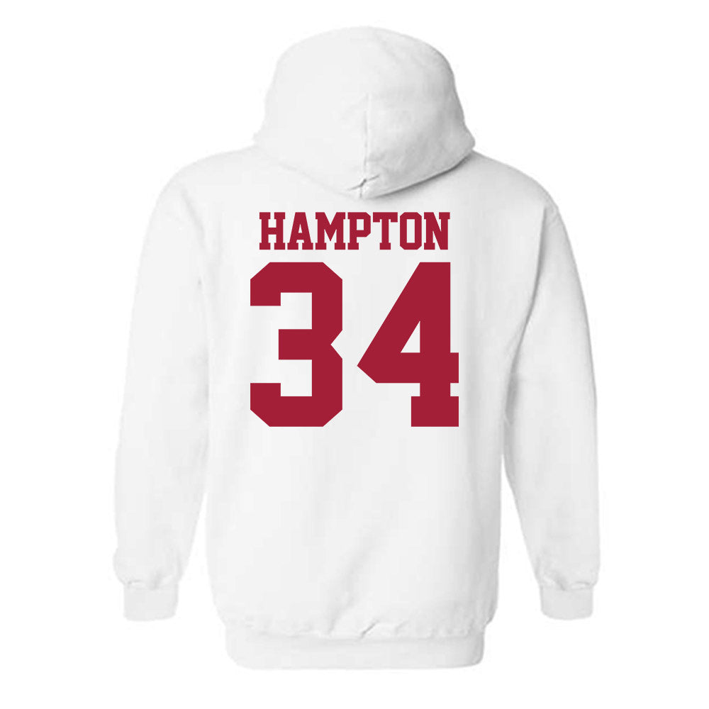 Stanford - NCAA Football : Caleb Hampton - Classic Shersey Hooded Sweatshirt-1