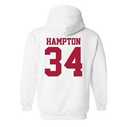 Stanford - NCAA Football : Caleb Hampton - Classic Shersey Hooded Sweatshirt-1