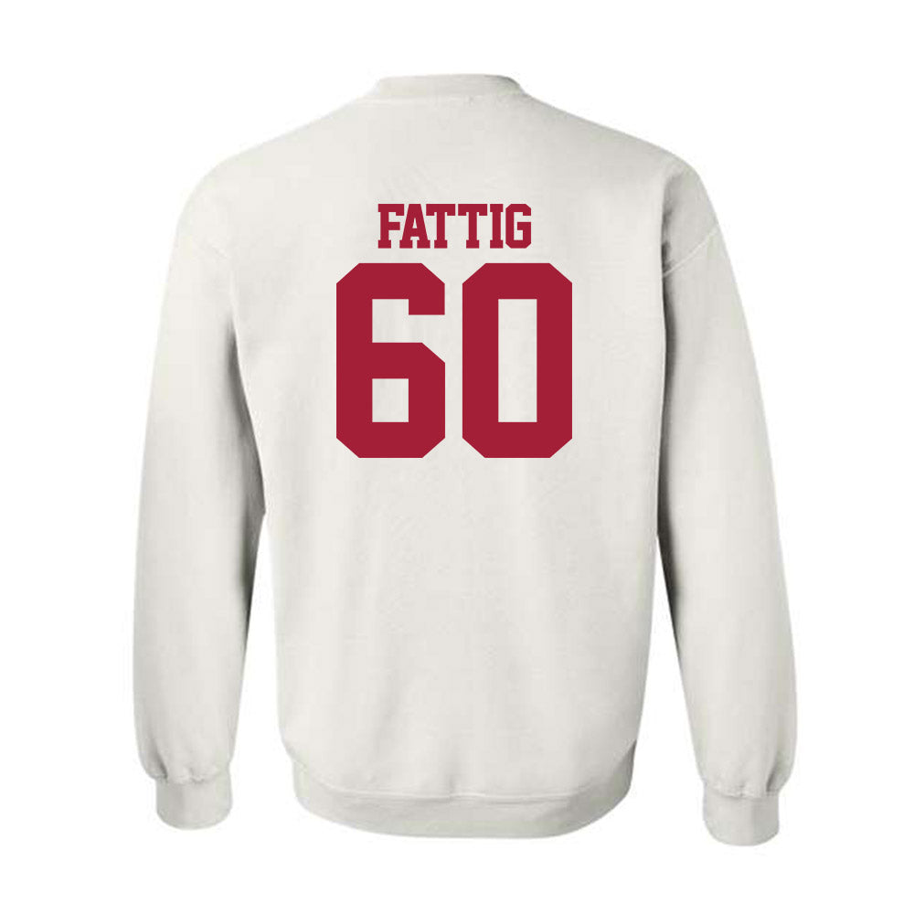 Stanford - NCAA Football : Nick Fattig - Classic Shersey Crewneck Sweatshirt-1