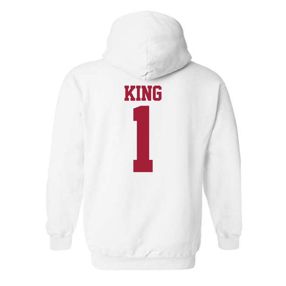 Stanford - NCAA Women's Water Polo : Jackie King - Classic Shersey Hooded Sweatshirt-1