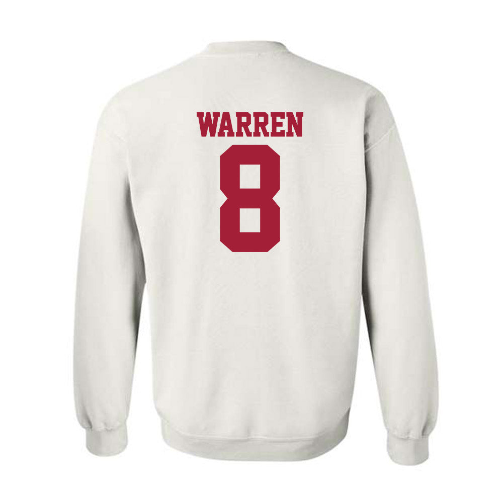 Stanford - NCAA Football : Davis Warren - Classic Shersey Crewneck Sweatshirt-1