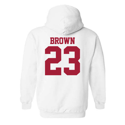Stanford - NCAA Football : Nico Brown - Classic Shersey Hooded Sweatshirt-1