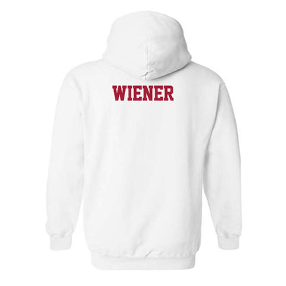Stanford - NCAA Men's Swimming & Diving : Omer Wiener - Classic Shersey Hooded Sweatshirt-1