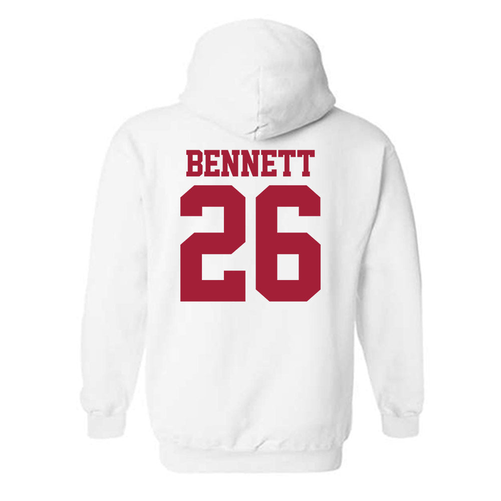 Stanford - NCAA Men's Soccer : Brad Bennett - Classic Shersey Hooded Sweatshirt-1
