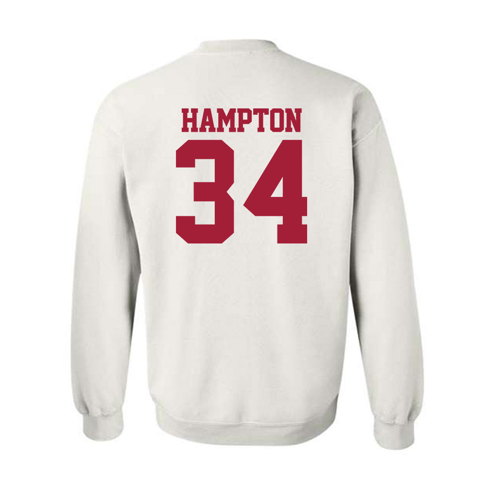 Stanford - NCAA Football : Caleb Hampton - Classic Shersey Crewneck Sweatshirt-1
