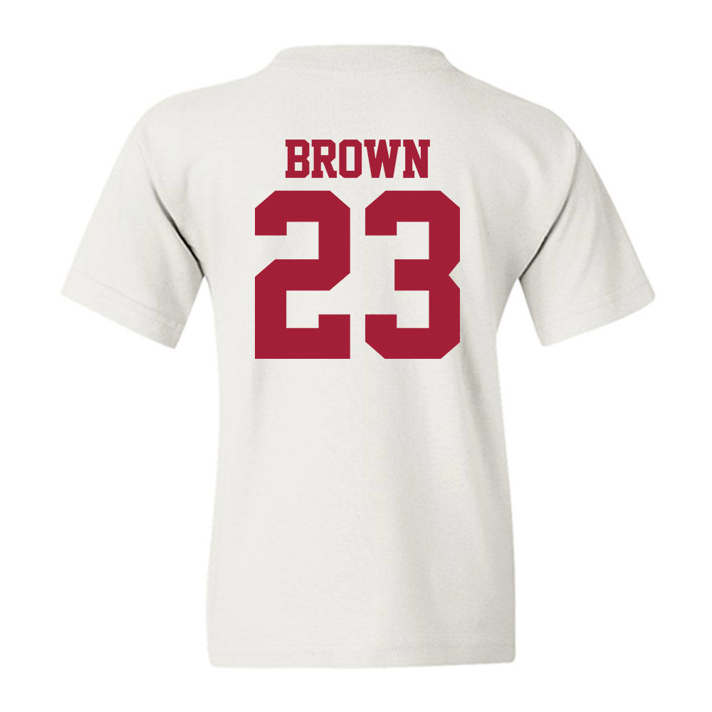 Stanford - NCAA Football : Nico Brown - Classic Shersey Youth T-Shirt-1
