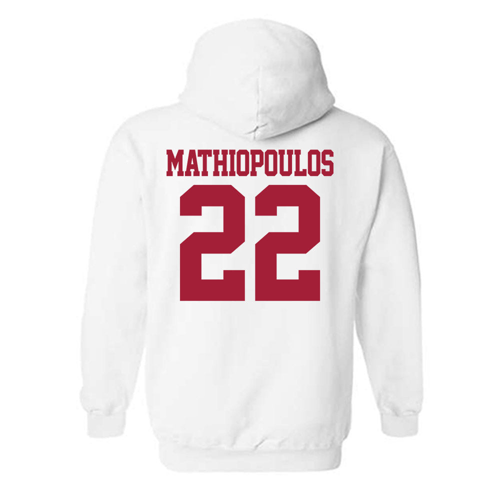 Stanford - NCAA Men's Water Polo : Konstantinos Mathiopoulos - Classic Shersey Hooded Sweatshirt-1