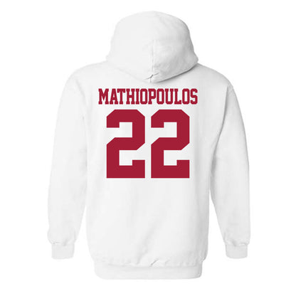Stanford - NCAA Men's Water Polo : Konstantinos Mathiopoulos - Classic Shersey Hooded Sweatshirt-1