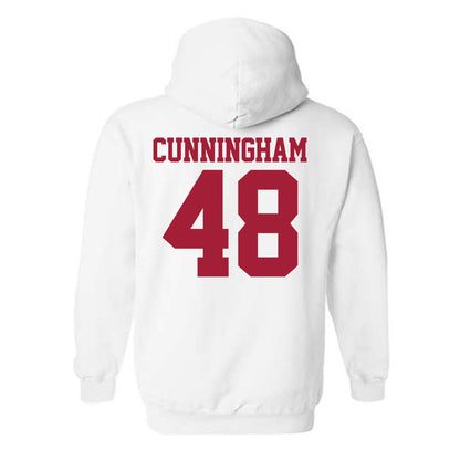 Stanford - NCAA Football : Drew Cunningham - Classic Shersey Hooded Sweatshirt-1