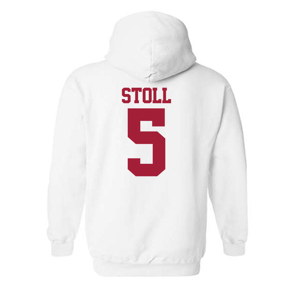 Stanford - NCAA Baseball : Nolan Stoll - Classic Shersey Hooded Sweatshirt-1
