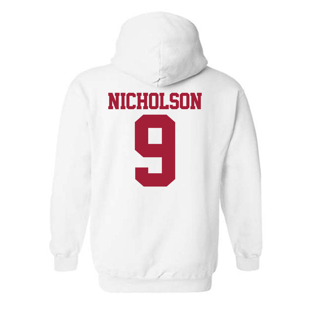 Stanford - NCAA Football : Brandon Nicholson - Classic Shersey Hooded Sweatshirt-1