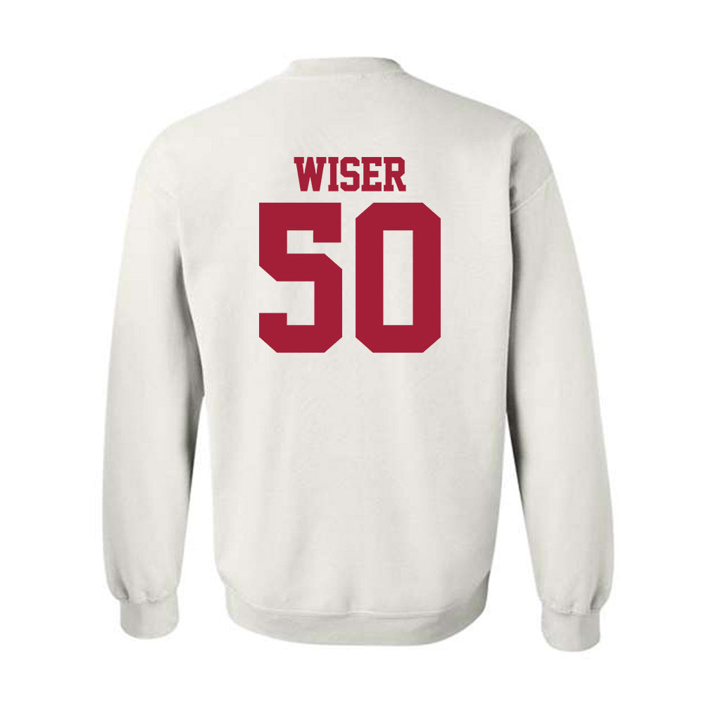 Stanford - NCAA Baseball : David Wiser - Classic Shersey Crewneck Sweatshirt-1