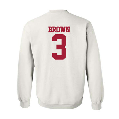 Stanford - NCAA Football : Marcus Brown - Classic Shersey Crewneck Sweatshirt-1