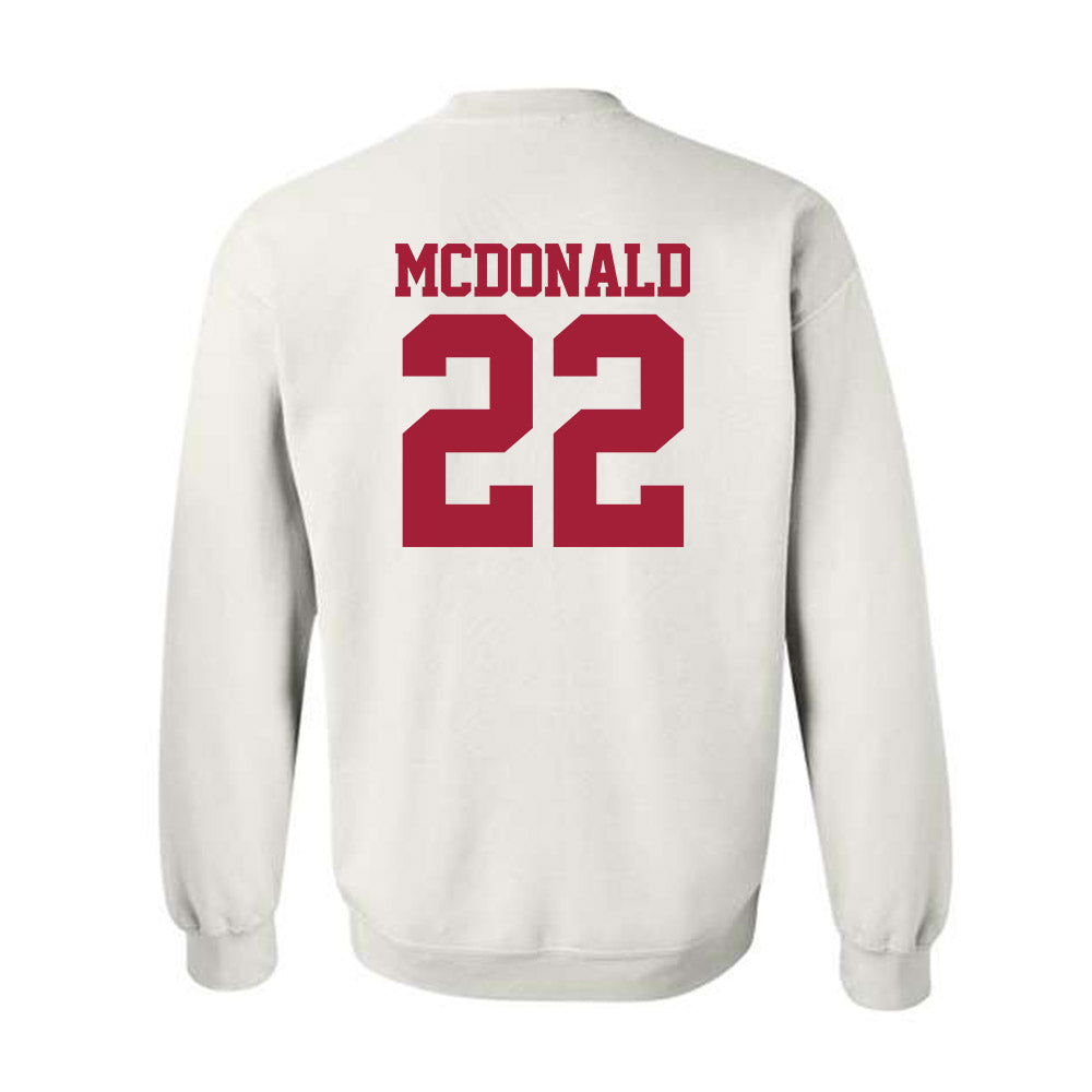 Stanford - NCAA Football : Zaiden McDonald - Classic Shersey Crewneck Sweatshirt-1