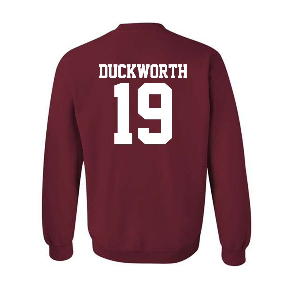 Stanford - NCAA Football : Jack Duckworth - Classic Shersey Crewneck Sweatshirt-1