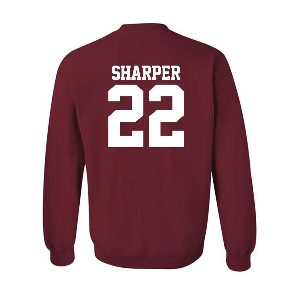 Stanford - NCAA Football : Daylen Sharper - Classic Shersey Crewneck Sweatshirt-1