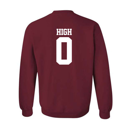 Stanford - NCAA Football : Caden High - Classic Shersey Crewneck Sweatshirt-1