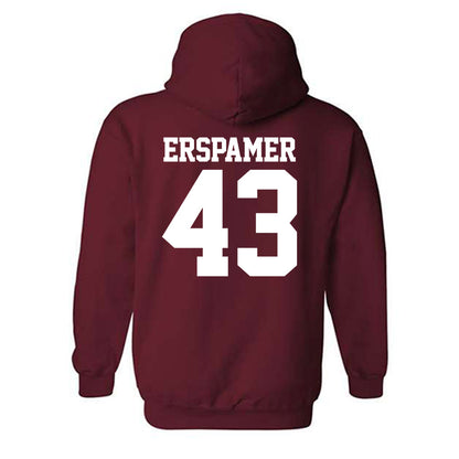 Stanford - NCAA Baseball : Mike Erspamer - Classic Shersey Hooded Sweatshirt-1