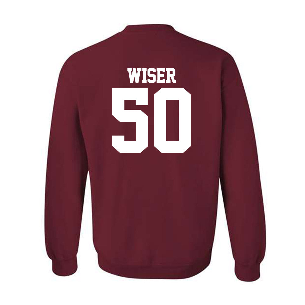 Stanford - NCAA Baseball : David Wiser - Classic Shersey Crewneck Sweatshirt-1