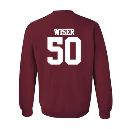 Stanford - NCAA Baseball : David Wiser - Classic Shersey Crewneck Sweatshirt-1