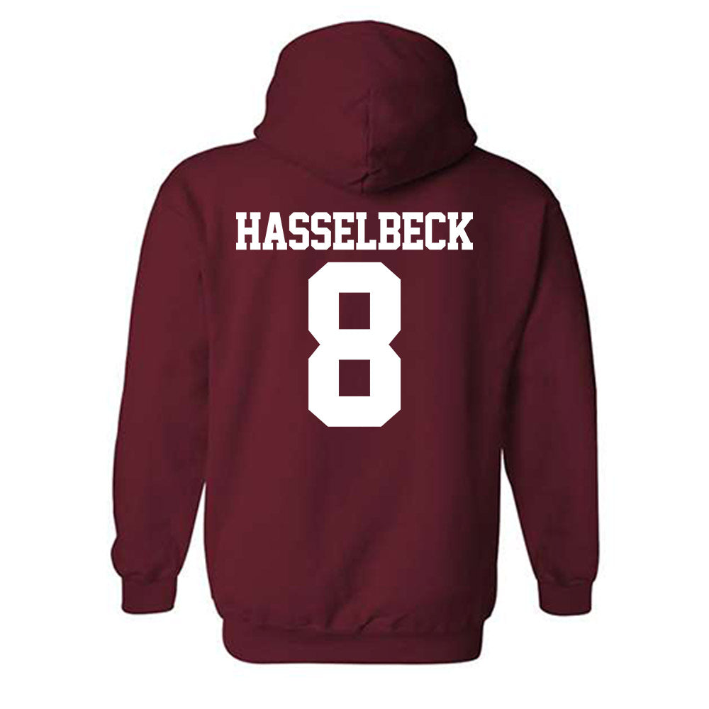 Stanford - NCAA Women's Lacrosse : Mallory Hasselbeck - Classic Shersey Hooded Sweatshirt-1