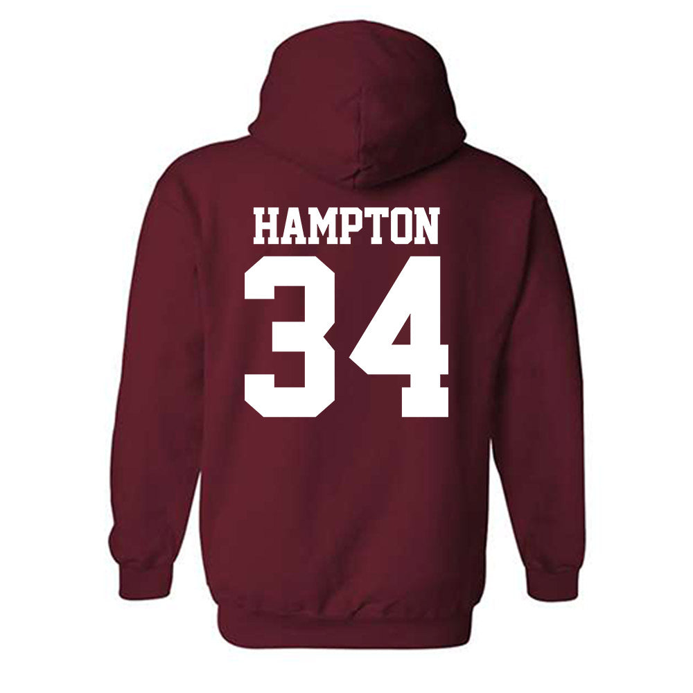 Stanford - NCAA Football : Caleb Hampton - Classic Shersey Hooded Sweatshirt-1