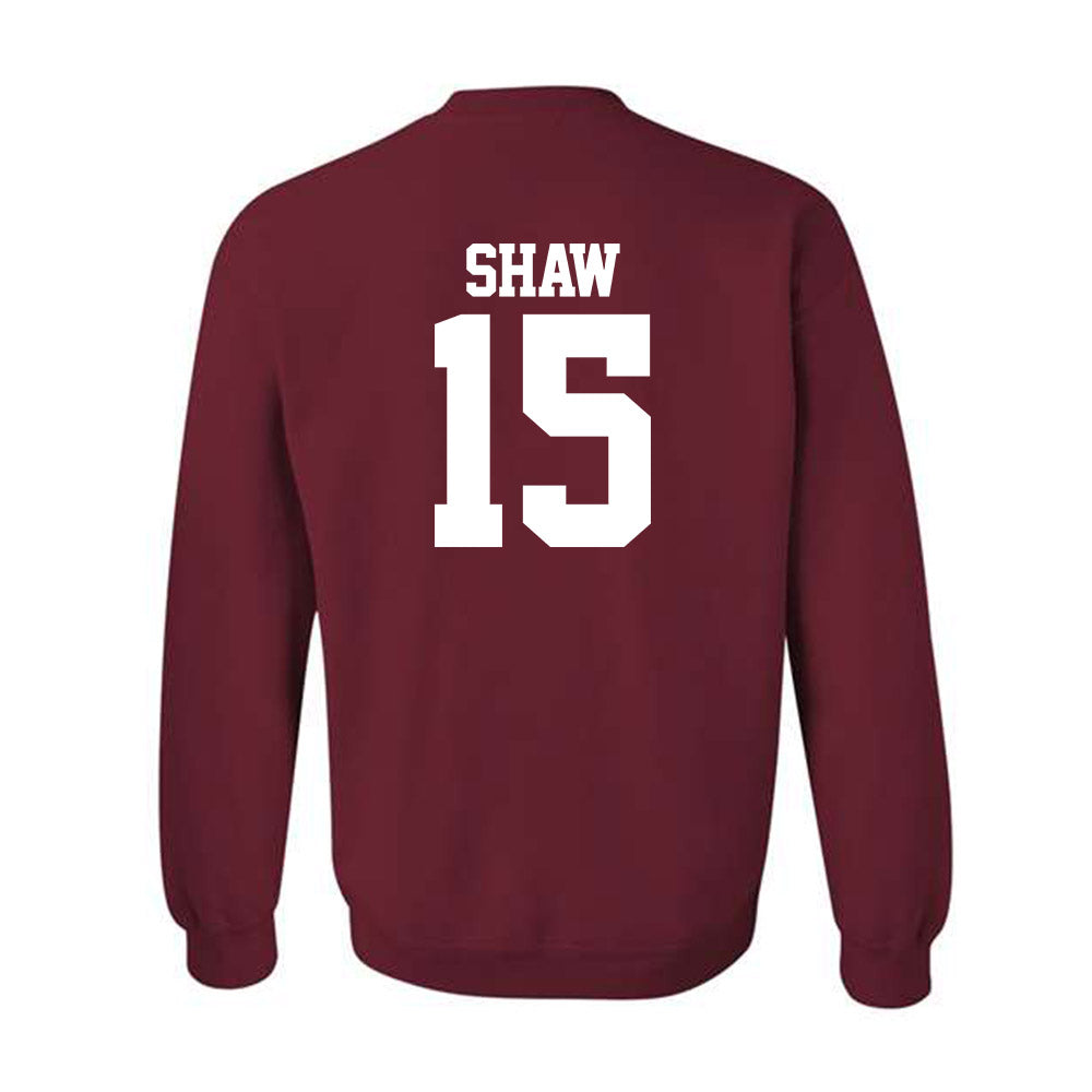 Stanford - NCAA Football : Carter Shaw - Classic Shersey Crewneck Sweatshirt-1
