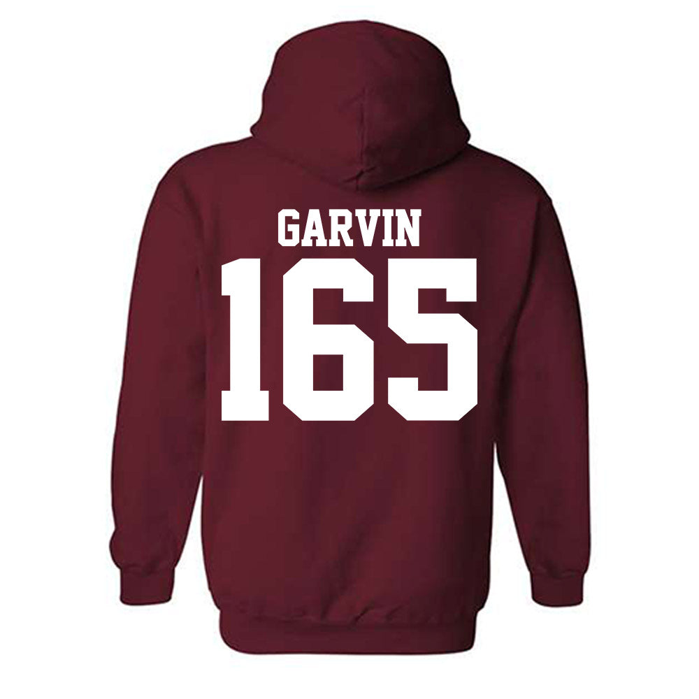 Stanford - NCAA Wrestling : Hunter Garvin - Classic Shersey Hooded Sweatshirt-1