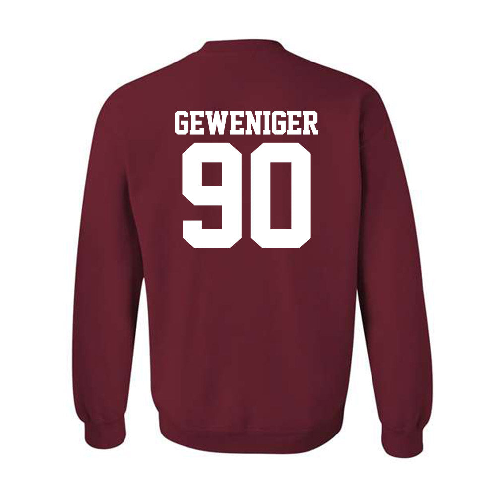 Stanford - NCAA Football : Gavin Geweniger - Classic Shersey Crewneck Sweatshirt-1