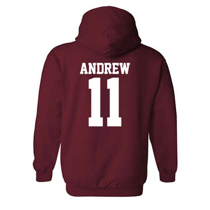 Stanford - NCAA Women's Volleyball : Lizzy Andrew - Classic Shersey Hooded Sweatshirt-1