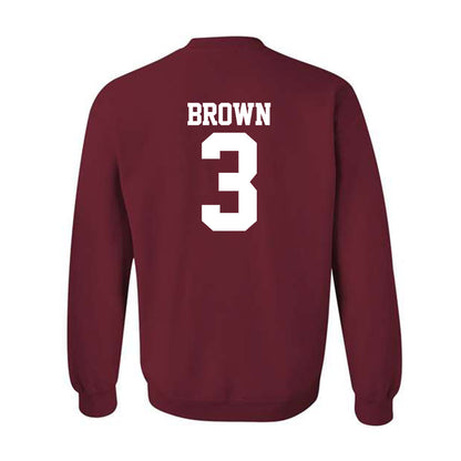Stanford - NCAA Football : Marcus Brown - Classic Shersey Crewneck Sweatshirt-1