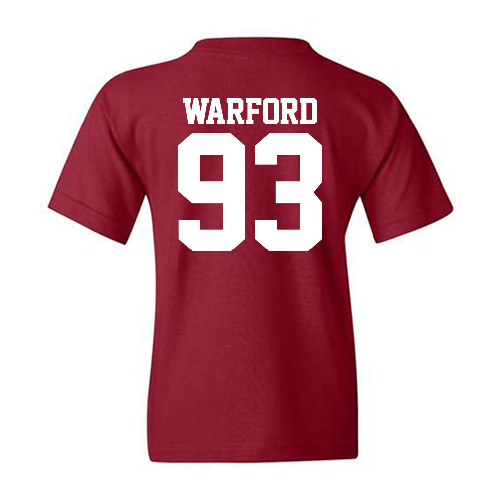 Stanford - NCAA Football : Peyton Warford - Classic Shersey Youth T-Shirt-1